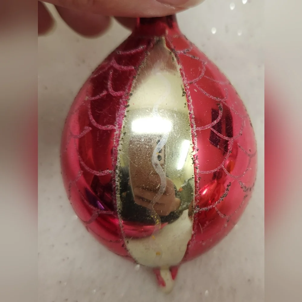 Vintage Mercury Glass Ornament Set - Picture 8 of 10